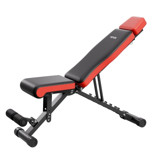 Dranite Folding Adjustable Weight Bench for Sit-Ups & Home Strength Training, Multi-Function Abdominal Workout Bench