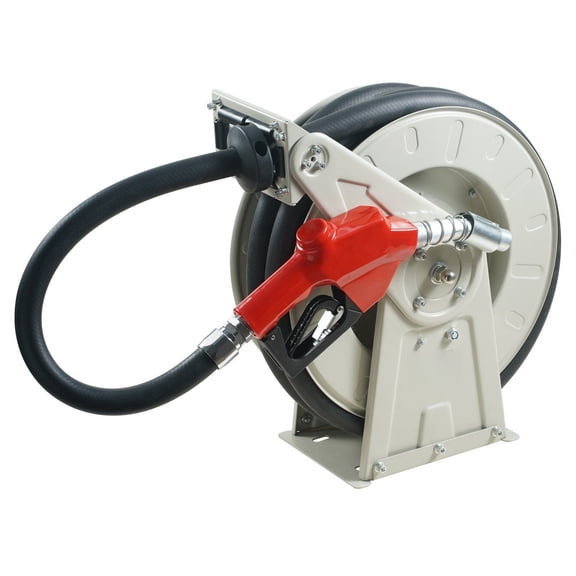 Dranite Heavy-Duty Fuel Hose Reel - 3/4"x66' Auto Retract Diesel Reel 300PSI