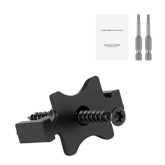 Dranite Hidden Deck Fasteners 1000Pcs - 0.26" Gap - T Clips & Screws