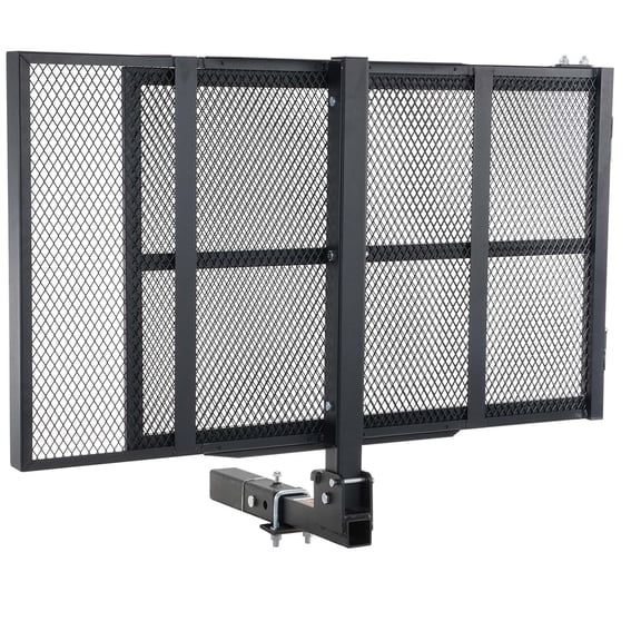 Dranite Hitch Cargo Carrier w/ Fold Ramp - 500lb Scooter - Fits 2" Receiver