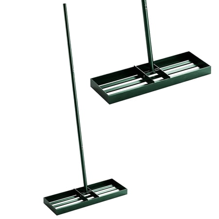 Dranite Lawn Leveling Rake, 30" x 10" Heavy Duty Yard Leveling Rake with 66.5" Handle