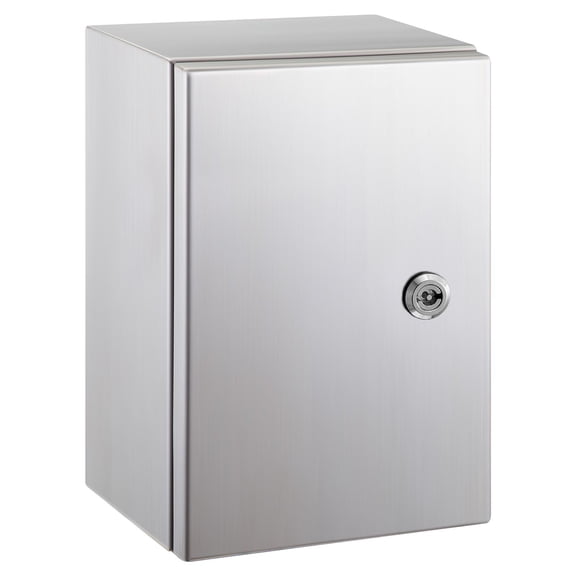Dranite NEMA4X IP66 Stainless Steel Weatherproof Electrical Box with Mounting Plate Indoor Outdoor 16128 Inch