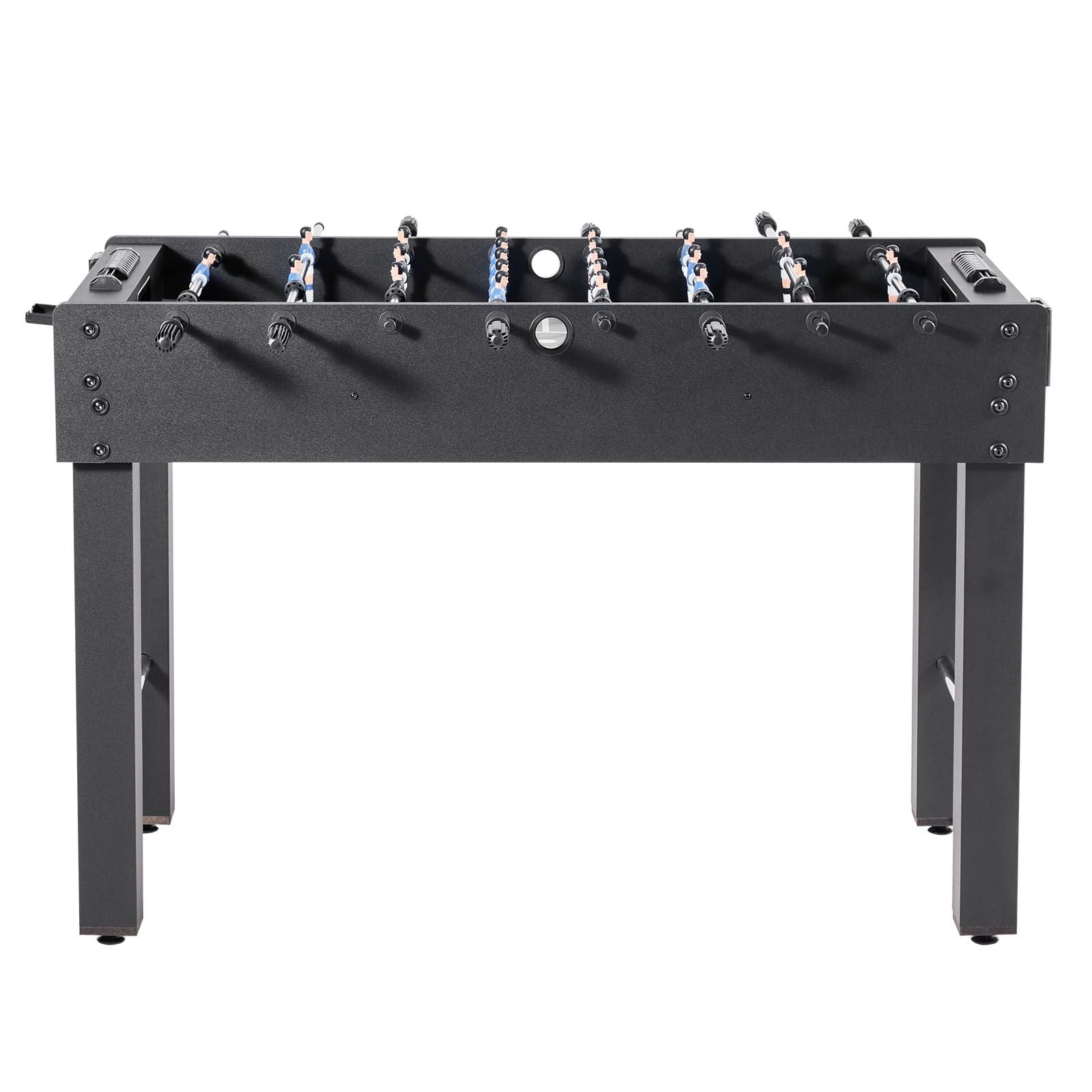 Dranite Standard Size 48" Foosball Table, Durable Indoor Soccer Game Set for Home & Game Room with 2 Balls, 2 Cup Holders and Scoring Counters