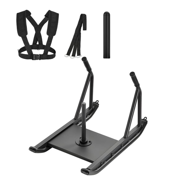 Dranite Steel Power Sled w/ Handle - For 1/2" Plates, Athletic Training