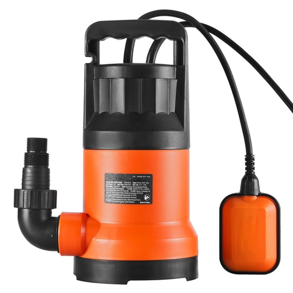 Dranite Submersible Utility Pump & Sump Pump  1 HP, 4000 GPH High Capacity, 31 ft Max Head