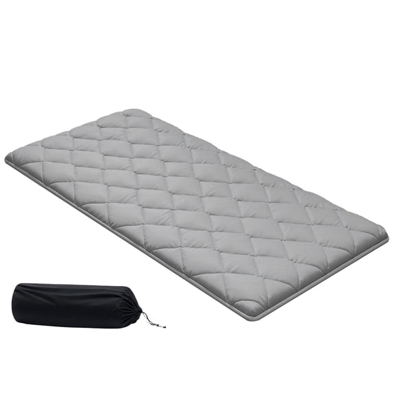 Dranite Twin Size Japanese Tatami Foldable Futon Mattress 9-Layer Floor Mat for Sleeping