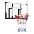 thumbnail image 1 of Dranite Wall Mounted Basketball Hoop, 44-Inch Shatter-Proof Polycarbonate Backboard, Heavy-Duty Steel Frame Outdoor Basketball Hoop System with 0.08-Inch Thickened Backboard, 1 of 6