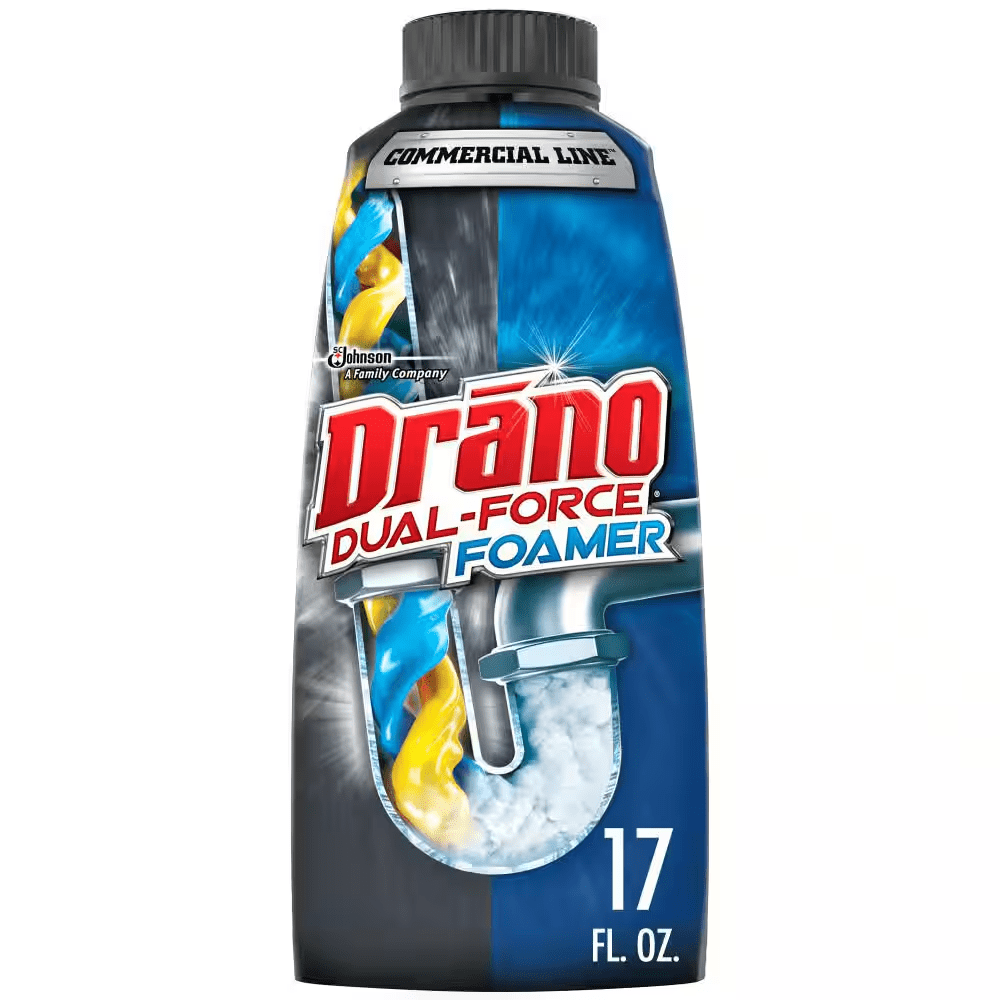 Drano   17 oz. Dual-Force Foamer Clog Remover, Commercial Line