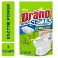 thumbnail image 1 of Drano Advanced Septic Treatment, Monthly Flushable Septic Tank Enzyme Care, 4.5 oz, 3 Count, 1 of 13