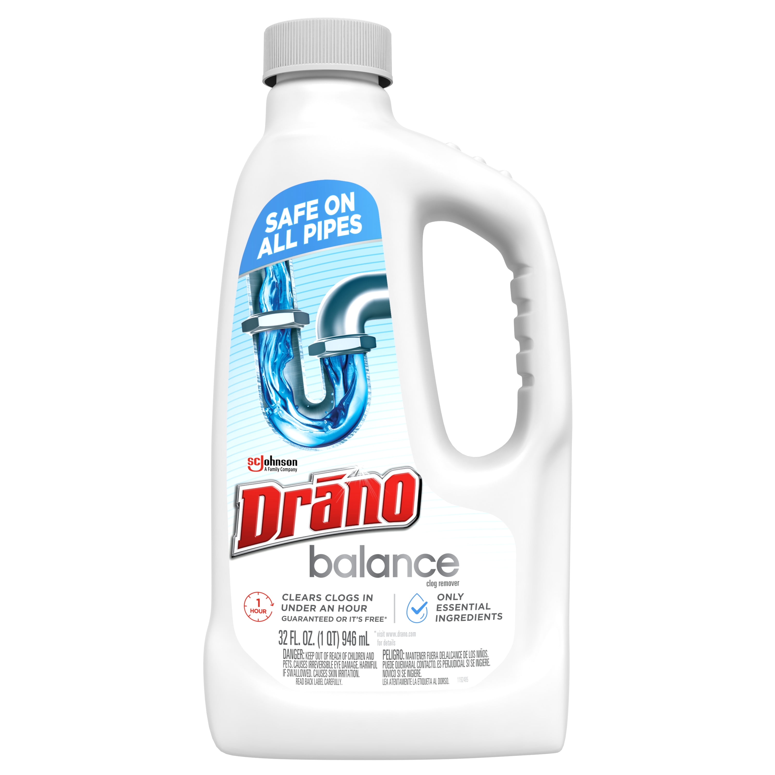 Drano Balance Drain Cleaner, 32 Fl oz (946 mL)