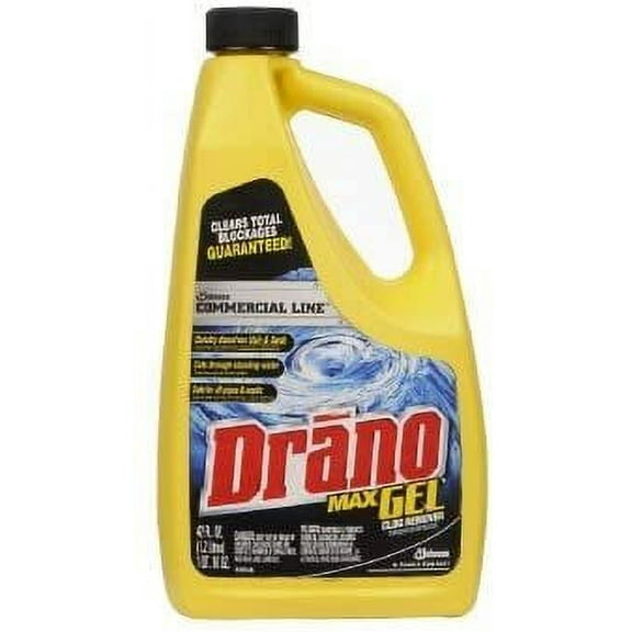 SC Johnson Drano Max Clog Remover Drain Buster - Professional Strength Liquid - 42 Oz