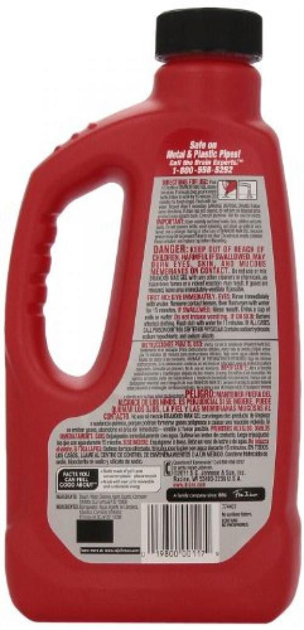 Drano 00233 Hair Clog Remover: Drain Opener Chemicals & Power Charges  (019800002336-1)