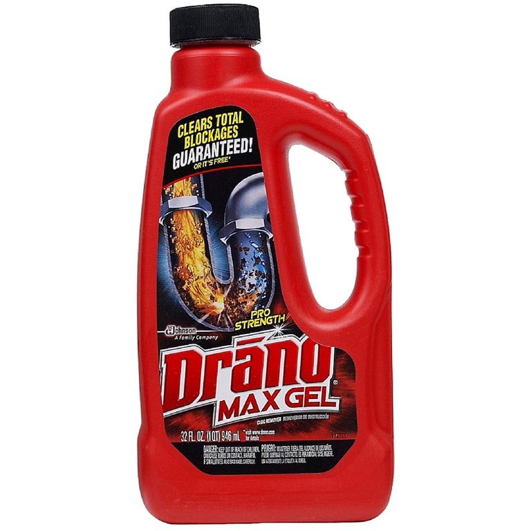 Drano Max Gel Drain Clog Remover and Cleaner for Shower or Sink