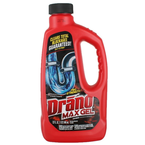 Drano Max Gel Clog Remover, 32 oz, Pack of 2