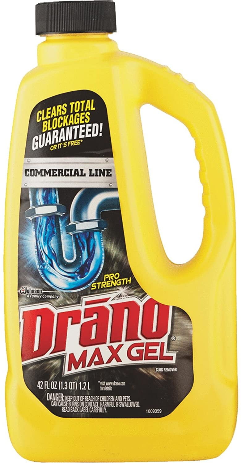 Drano Max Gel 42 oz, Clog Remover/Cleaner, Unclogs Sink/Shower, Removes
