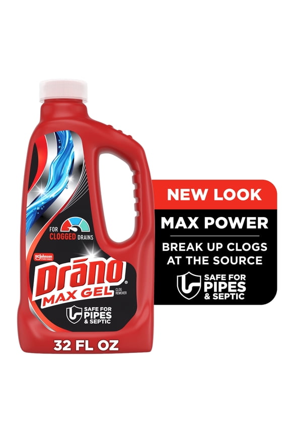 Max Gel Drain Clog Remover, 32 oz, 1 Count