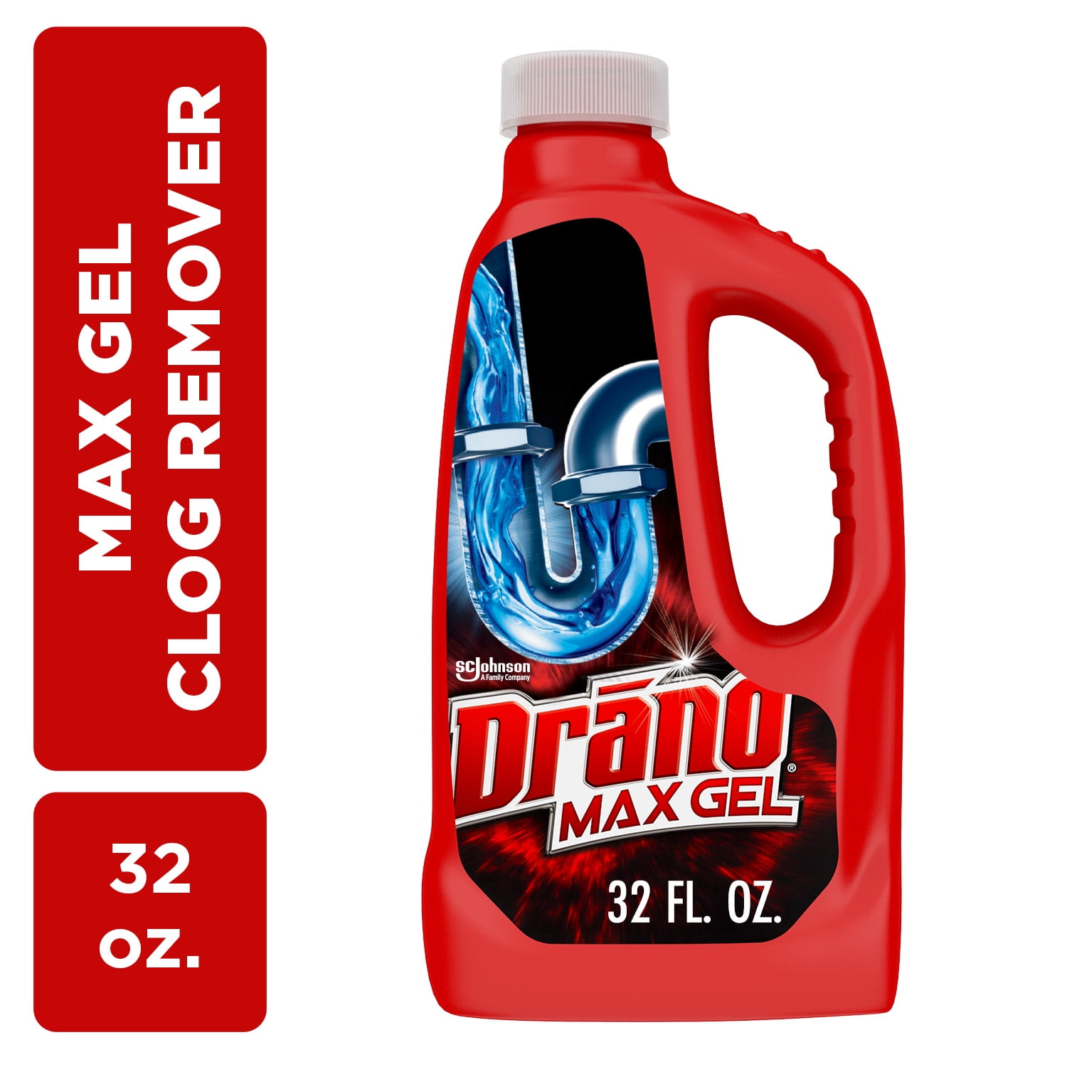 Drano Max Gel Drain Clog Remover, 32 oz, 1 Count