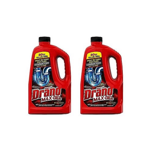 Drano Max Gel Drain Clog Remover And Cleaner For Shower Or Sink Drains