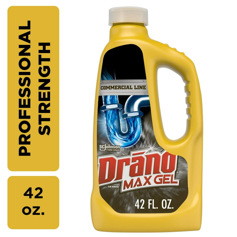 Drano Max Gel Drain Cleaner, 42 oz