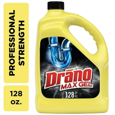 Drano Max Gel Drain & Clog Remover, Professional Strength Line, 128 oz