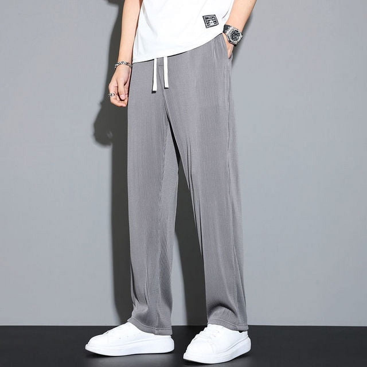 Drape-Ice-Silk-Pants-Men-s-