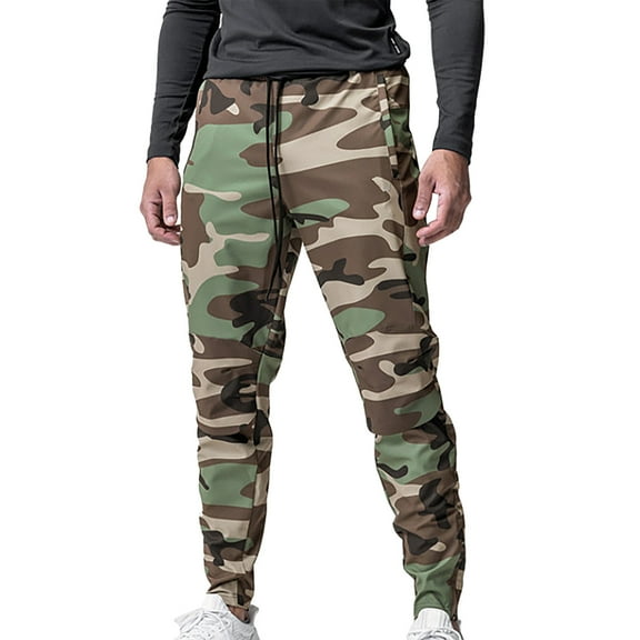 Draped Pleated Leggings Jogging Sweatpants High Comfort Space Cotton Casual Pants Camouflage XXL