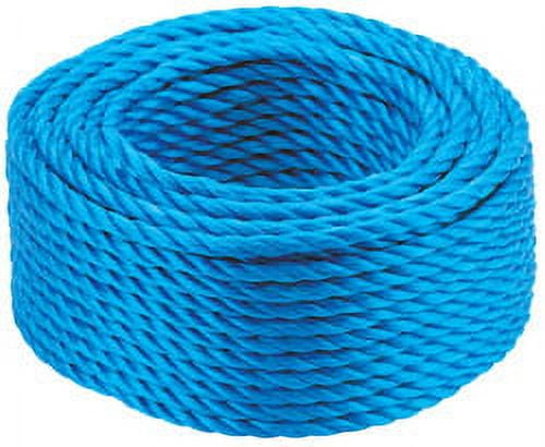 SGT KNOTS Solid Braid Nylon Utility Rope - Multipurpose Smooth Nylon  Braided Utility Cord Line - for Anchors, Crafts, Towing 5/16 x 100ft  (Orange)