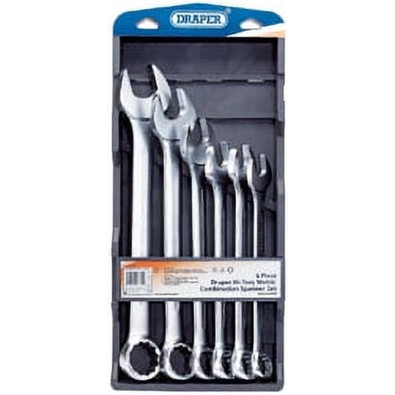 Draper 26695 6 Piece Hi-Torq Metric Combination Spanner Set