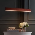 thumbnail image 1 of JONATHAN Y Draper 32" Dimmable Adjustable Integrated LED Metal Linear Pendant, Anodized Bronze, 1 of 7