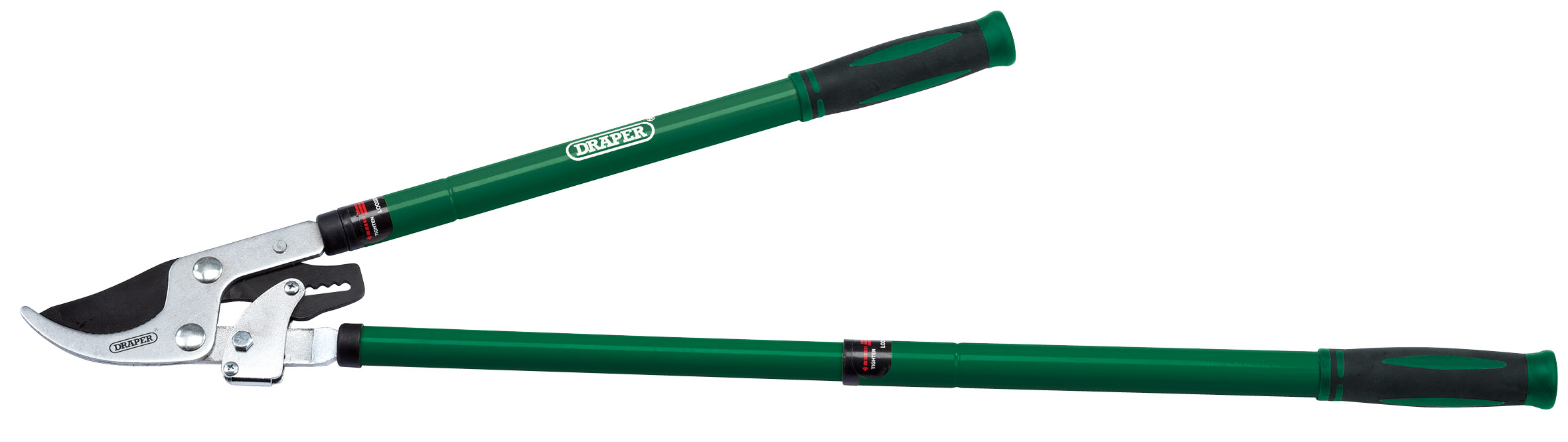 Draper 36833 Telescopic Ratchet Action Bypass Loppers With Steel