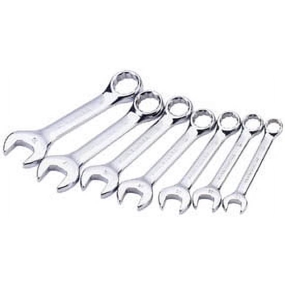 Draper 56398 7 Piece Hi-Torq Metric Stubby Combination Spanner Set