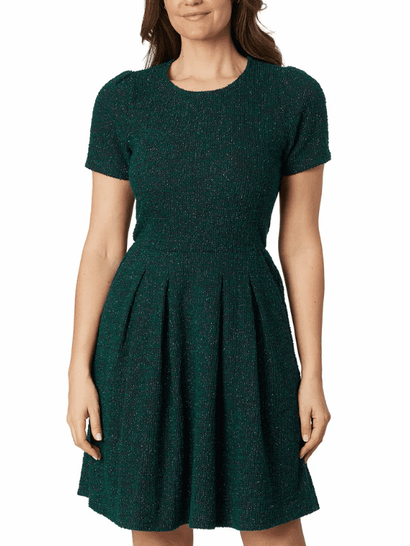 draper james green dress Women's Knit XXL, Size: 2XL Plaid dress