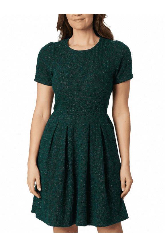 James Women's Knit Dress Green XXL