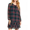 thumbnail image 1 of Draper James Women's Shift Dress (Plaid, Large), 1 of 3