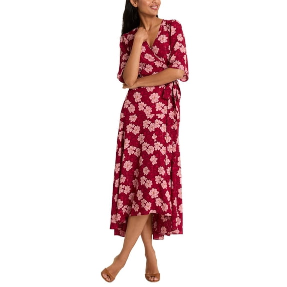 Draper James womens Fiona Wrap Midi Dress, 6
