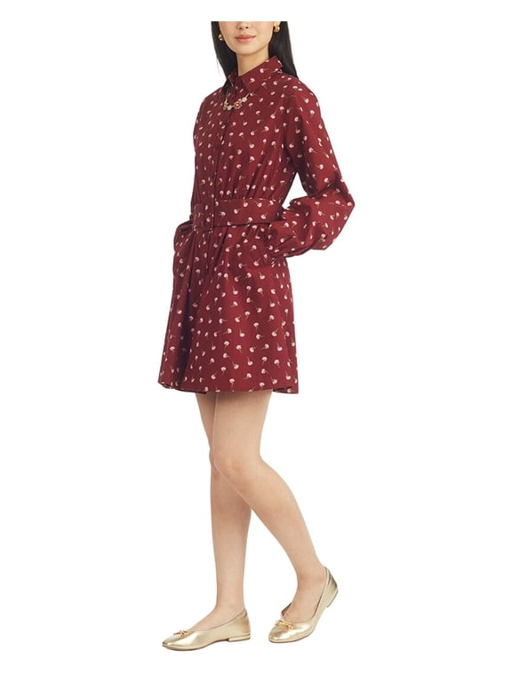 womens Lily Long-Sleeve Mini Dress, XL