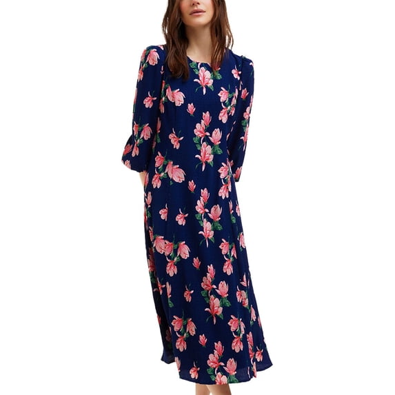 Draper James womens Matilda Crewneck Midi Dress, 6