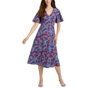 Draper James womens Vivienne Love Circle Midi Dress, 4