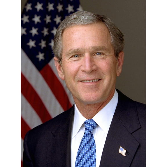 Draper Portrait US President George Walker Bush Photo Extra Large XL Wall Art Poster Print
