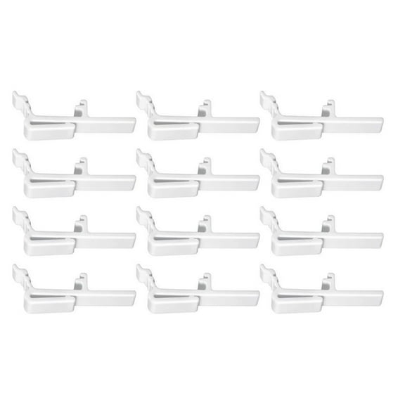 Drapery Hardware Valance Retainer Clip 12/24Pcs Vertical Blind Valance Clip