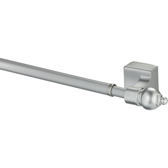 Kenney 1/2" Multi-Use Adjustable Magnetic Rod, 16-28", Satin Nickel