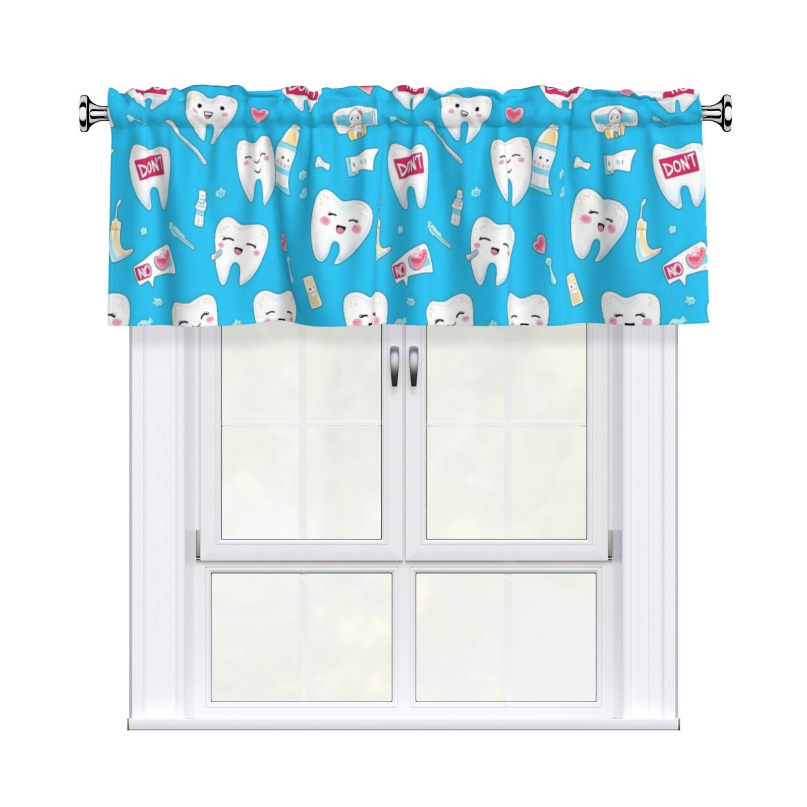 Drapery Wear Rod Short Curtain 54x18in Filter With Light Feature For ...