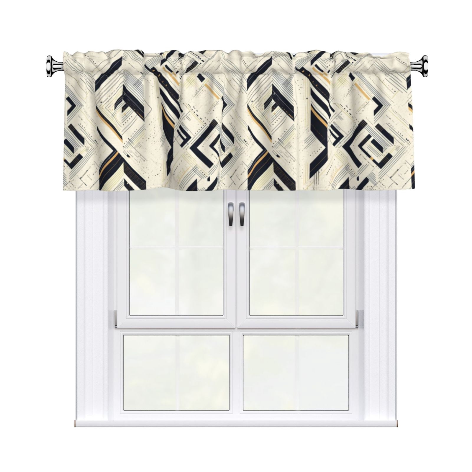 Drapery Wear Rod Short Curtain 54x18in Filter With Light Feature For ...