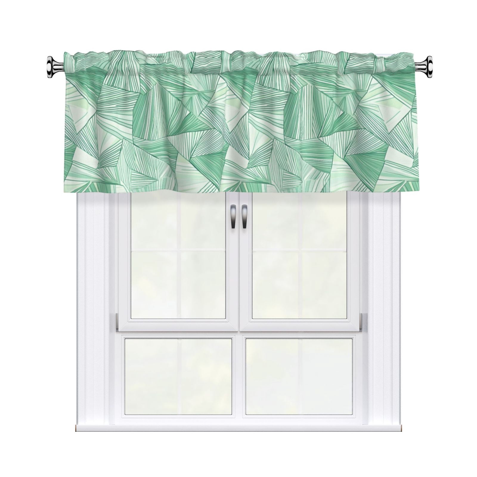 Drapery Wear Rod Short Curtain 54x18in Filter With Light Feature For ...