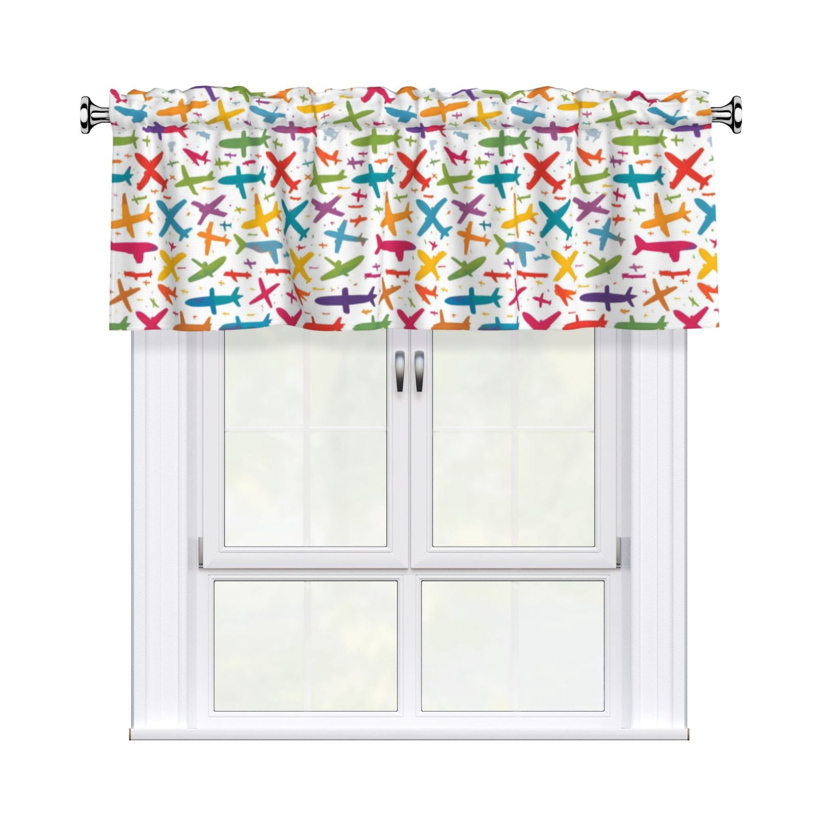 Drapery Wear Rod Short Curtain 54x18in Filter With Light Feature For ...