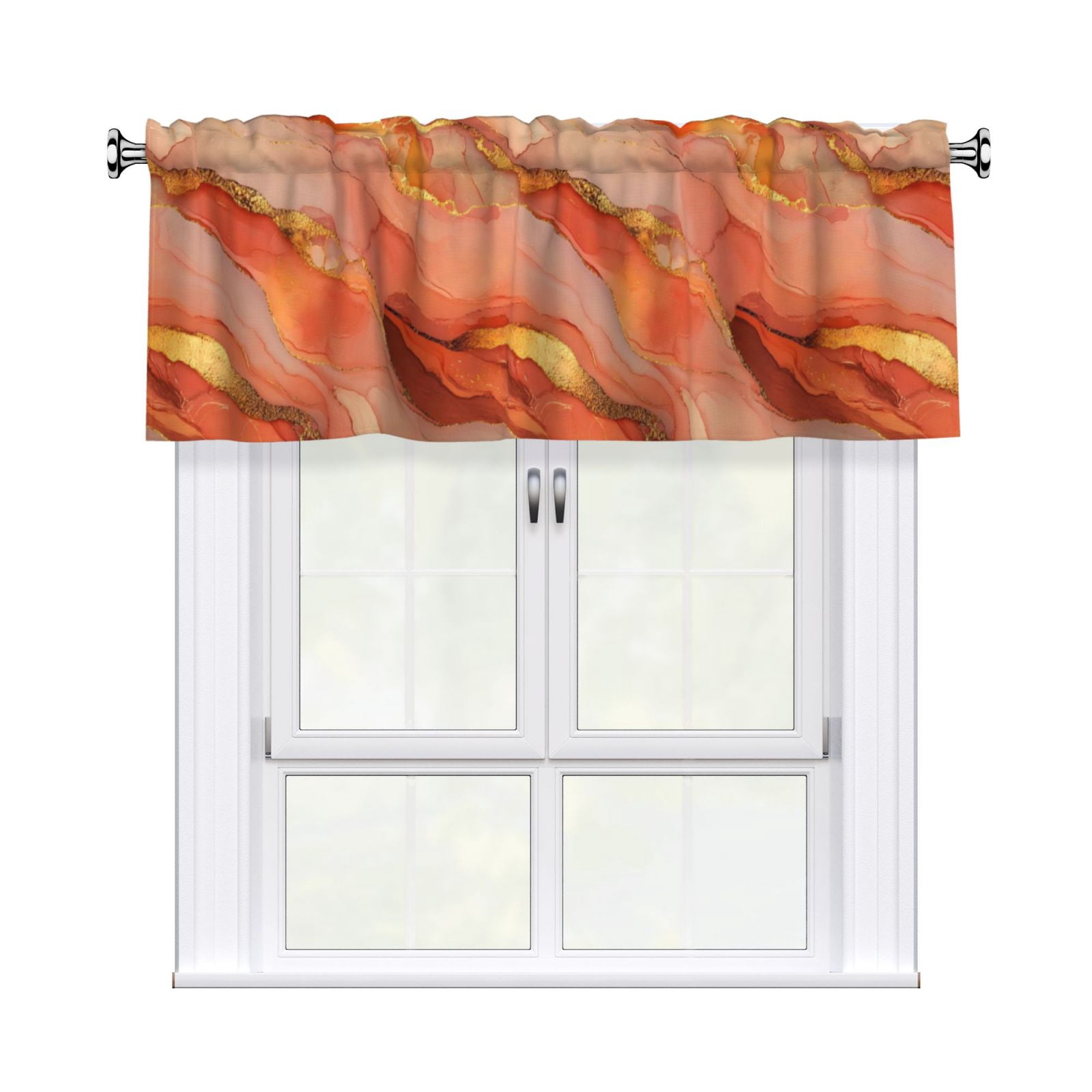 Drapery Wear Rod Short Curtain 54x18in Filter With Light Feature For ...