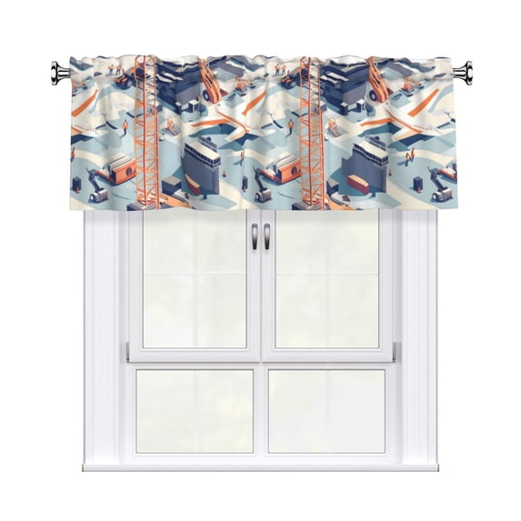 Drapery Wear Rod Short Curtain 54x18in Filter With Light Feature For Easy Installation Rod Free For Bedroom Kitchen Bathroom\r\n Construction Site
