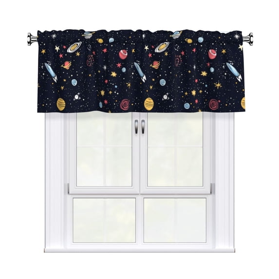 Drapery Wear Rod Short Curtain 54x18in Filter With Light Feature For ...