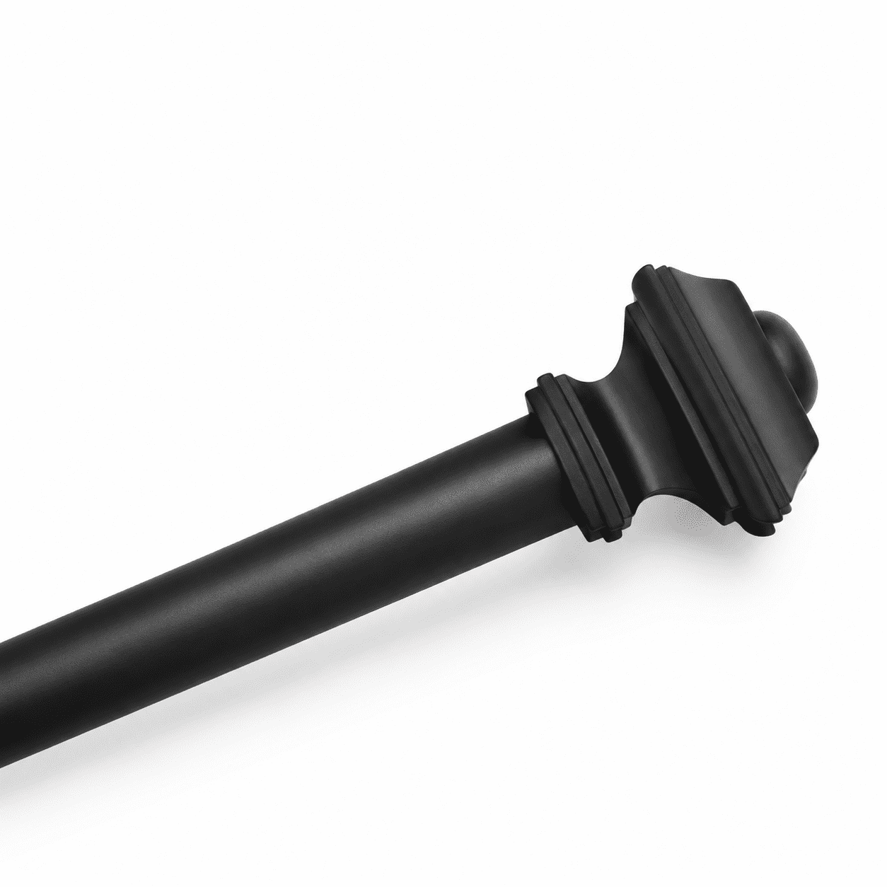 Draperyment Window Curtain Rod - Square Design 1 1/8 Rod. 48 To 86 Inch ...