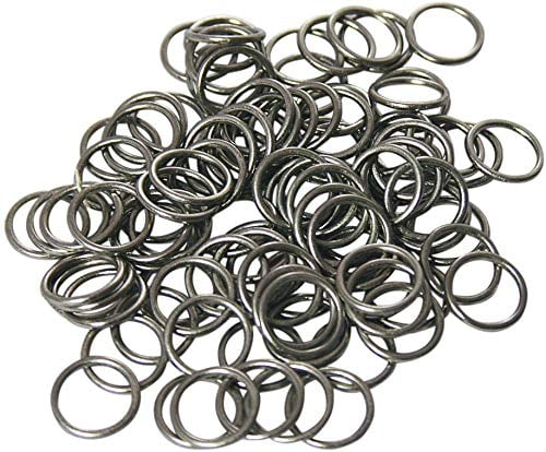 Drapes - 100 Pack Nickel Shade Rings Home Depot, 3/8 Inch Diameter ...